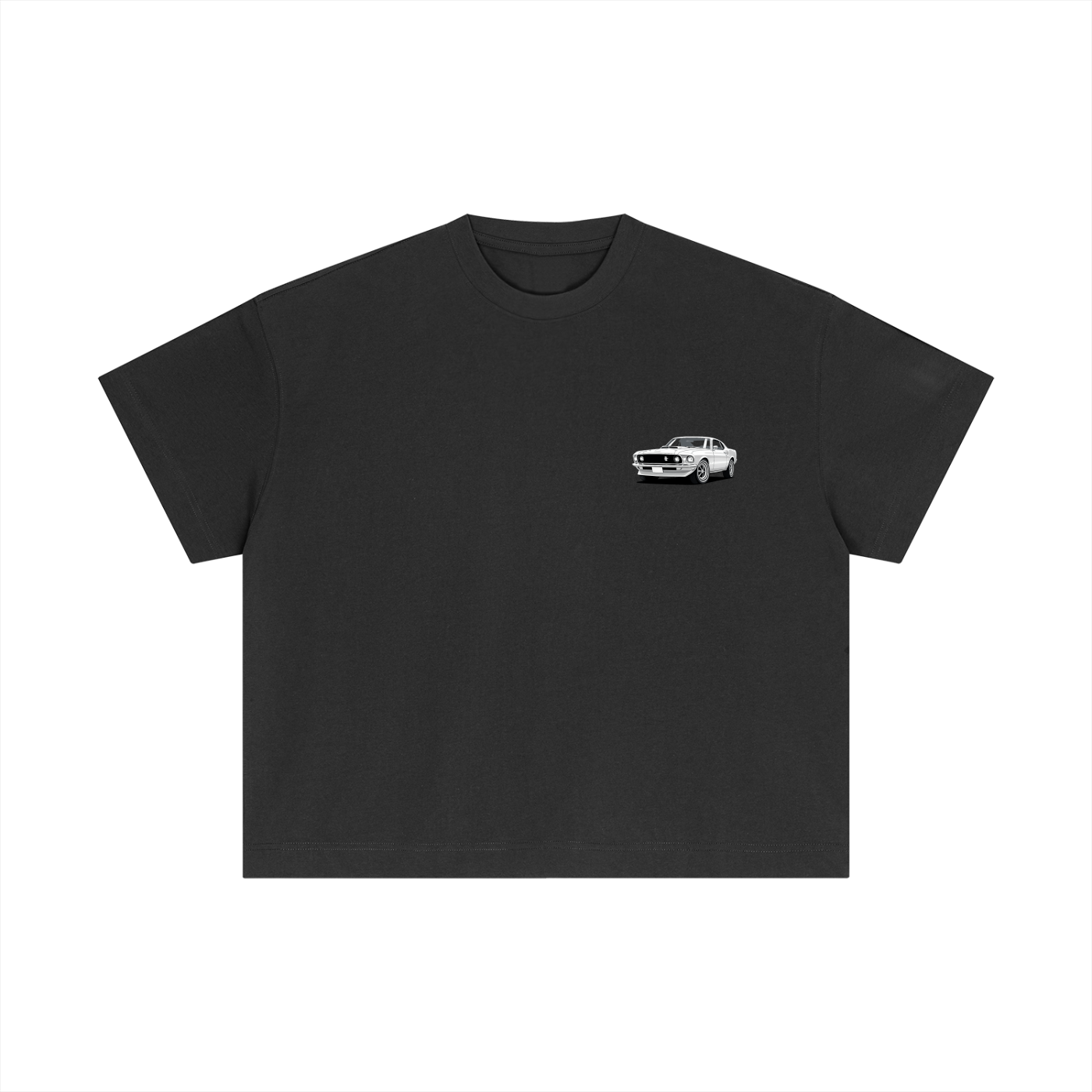Mustang-Essential Cotton Boxy T-Shirt