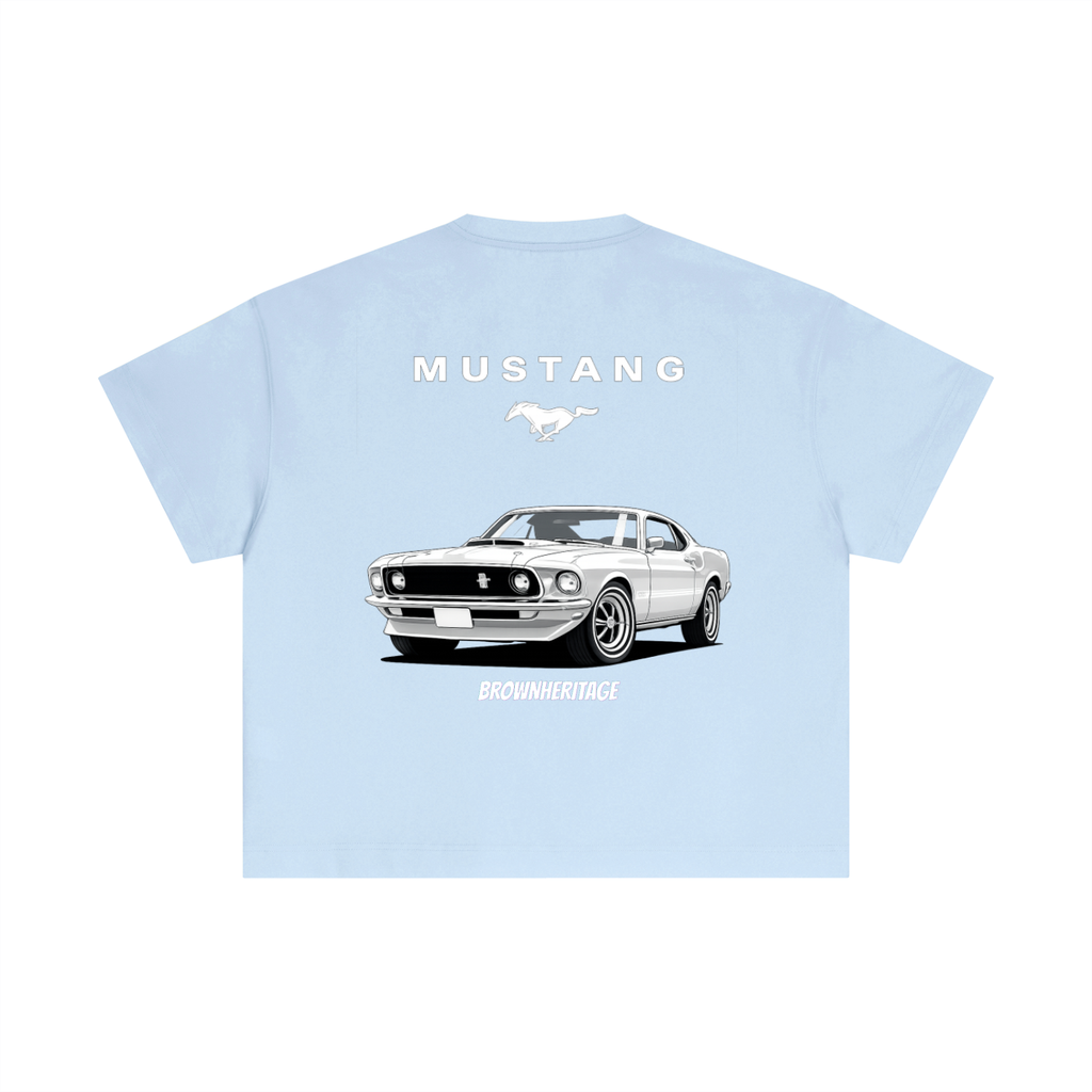 Mustang-Essential Cotton Boxy T-Shirt