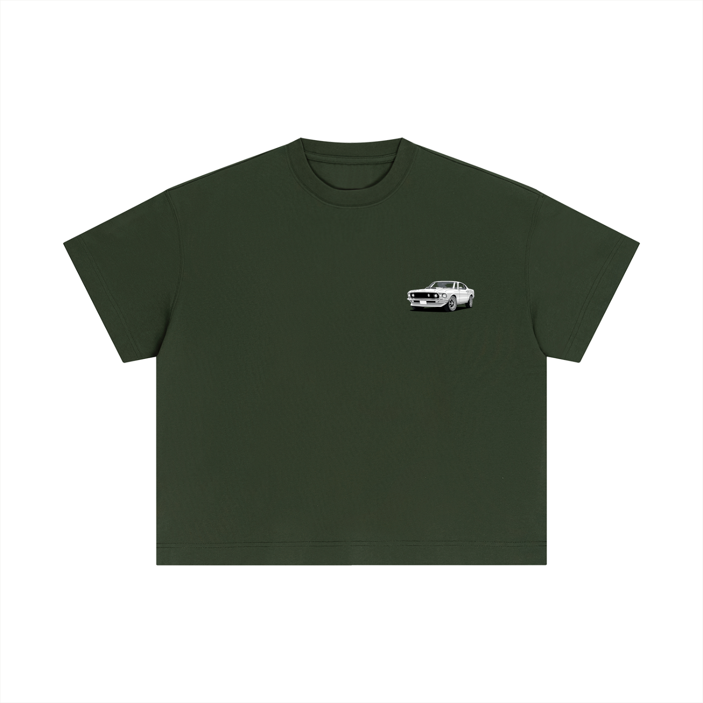Mustang-Essential Cotton Boxy T-Shirt