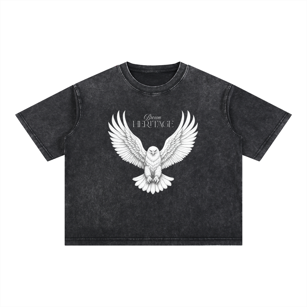 Eagle-  Boxy Cotton T-Shirt