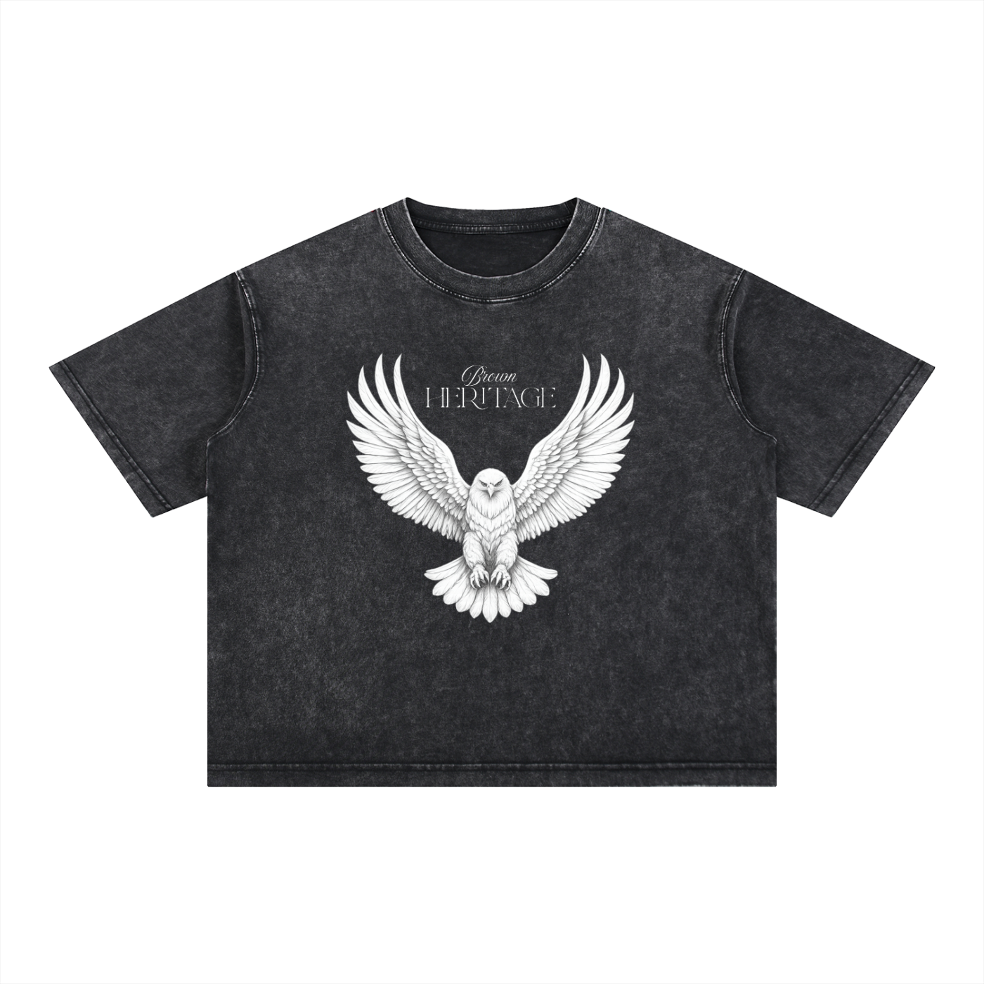 Eagle-  Boxy Cotton T-Shirt