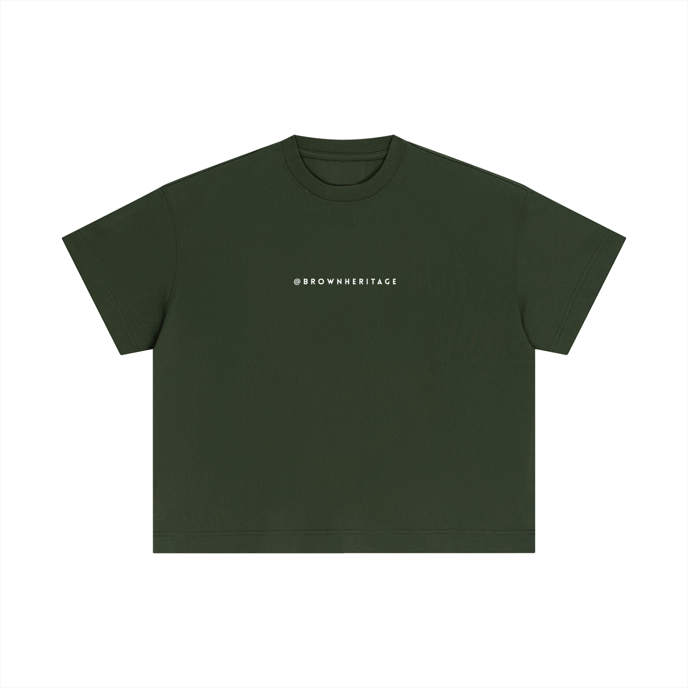 Minimal Brownheritage- Essential Cotton Boxy T-Shirt