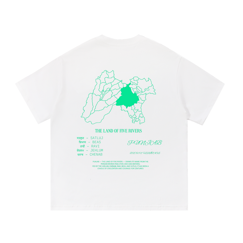 The Land Of Five Rivers-Cotton T-Shirt
