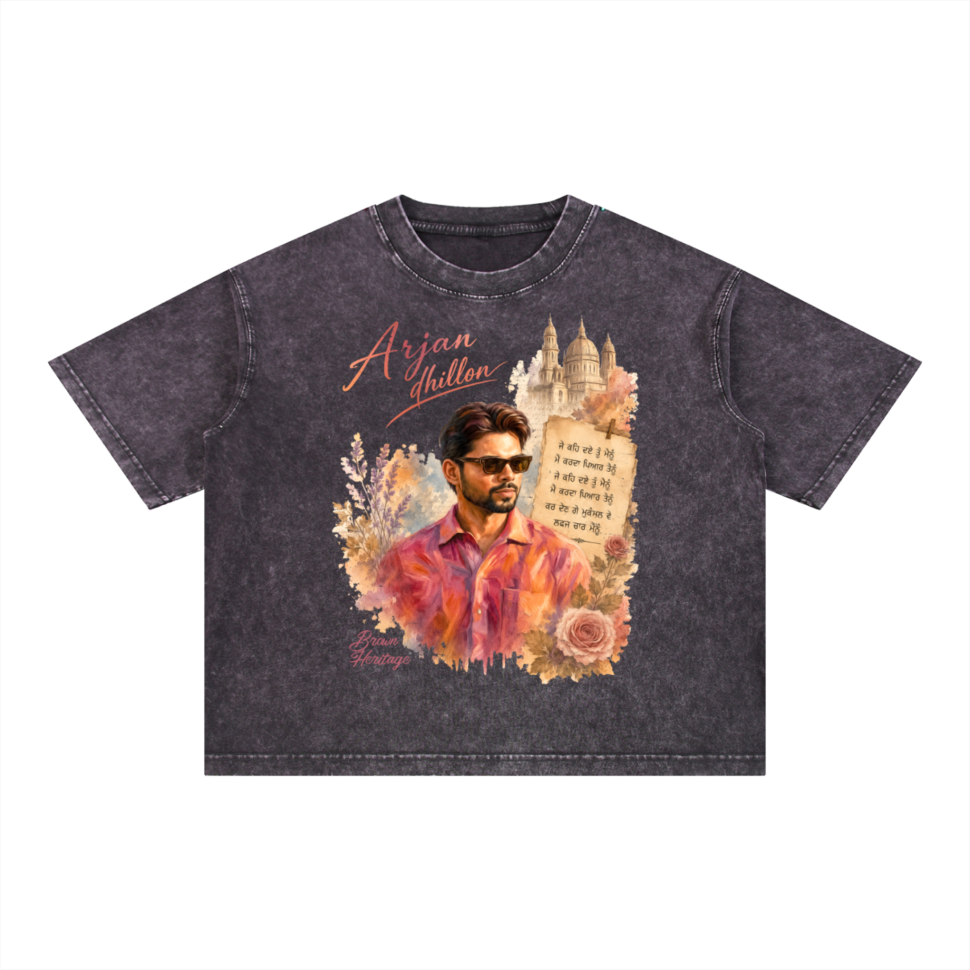 Pookie Arjan dhillon- Boxy Fit cotton tshirt