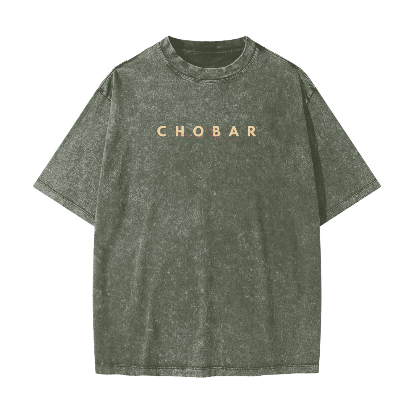 CHOBAR ARJAN-Heavyweight Snow Washed T-Shirt