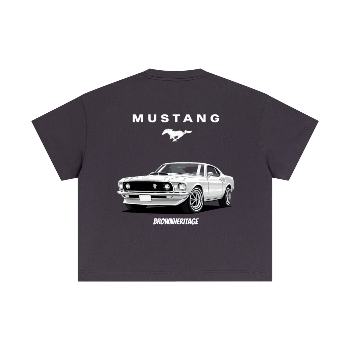 Mustang-Essential Cotton Boxy T-Shirt