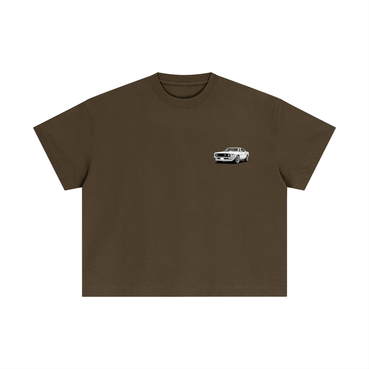 Mustang-Essential Cotton Boxy T-Shirt