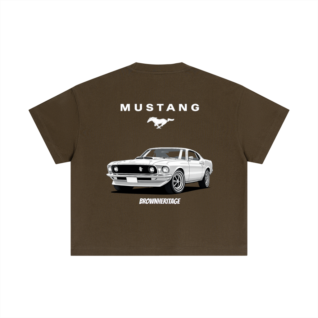 Mustang-Essential Cotton Boxy T-Shirt
