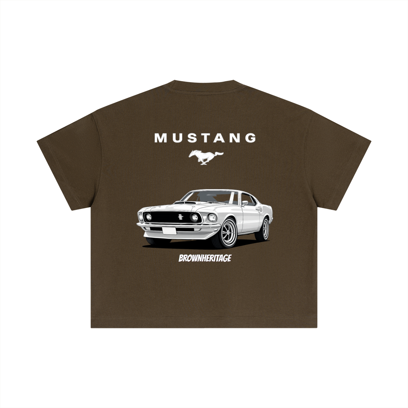 Mustang-Essential Cotton Boxy T-Shirt