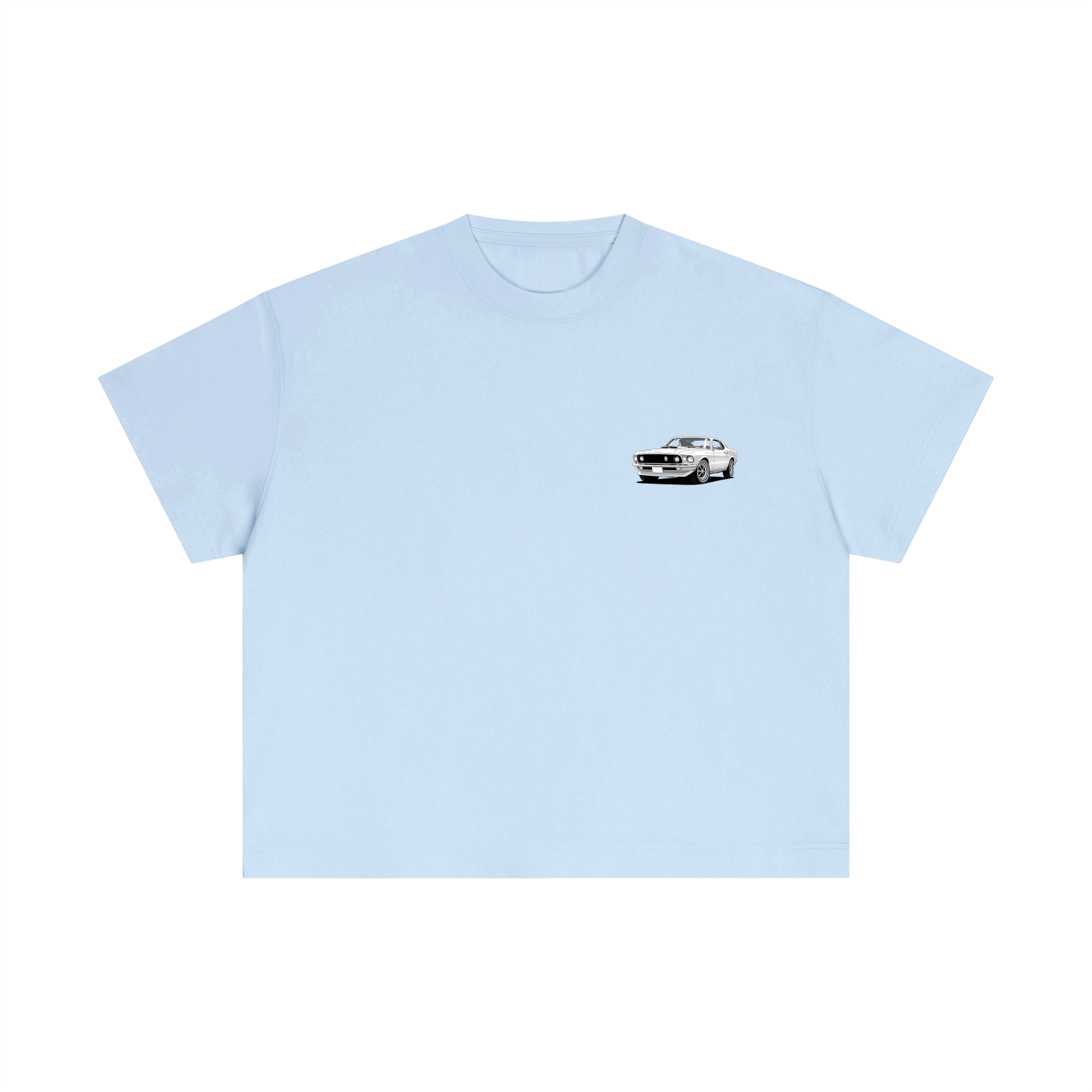 Mustang-Essential Cotton Boxy T-Shirt