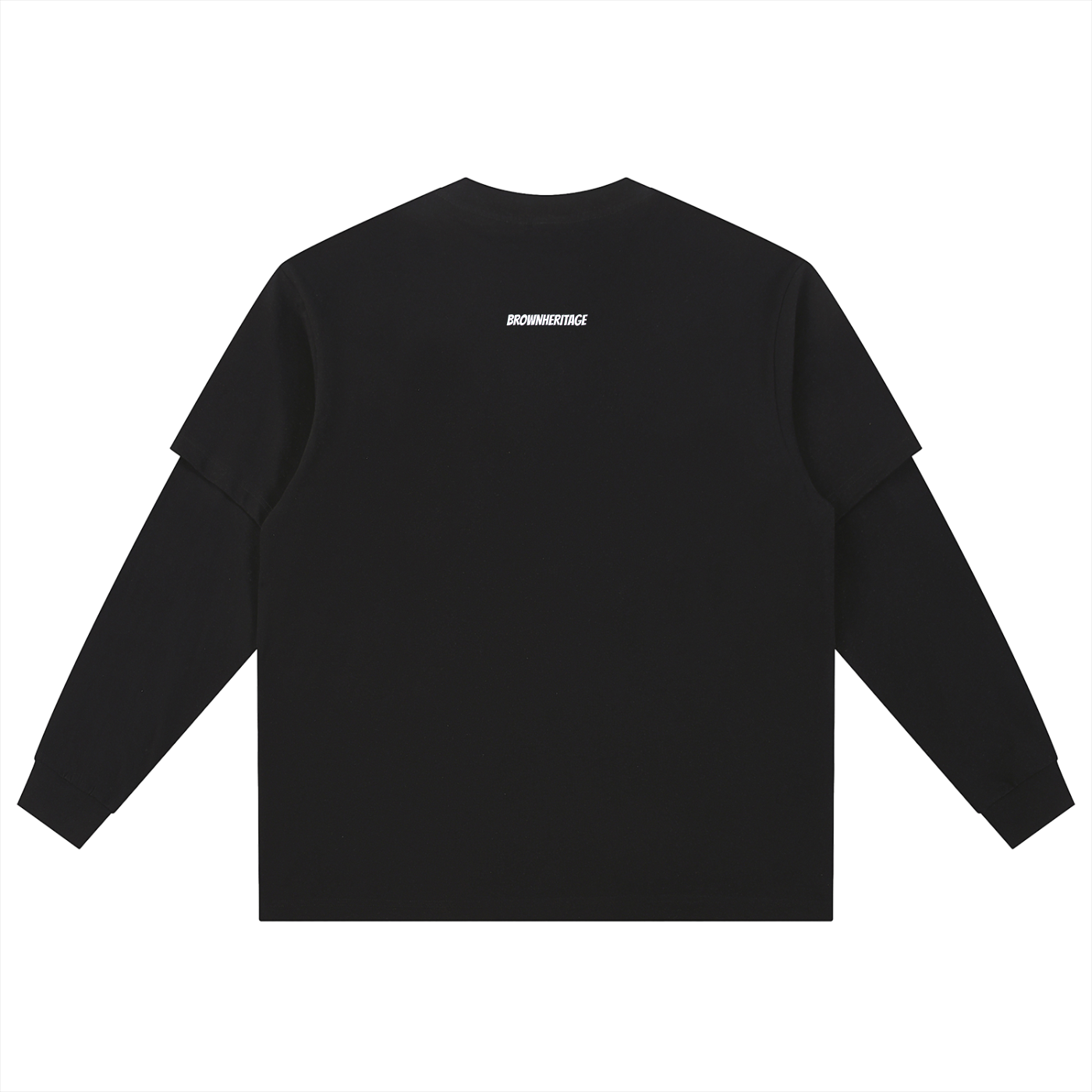 Layered Long Sleeve Oversized Tee