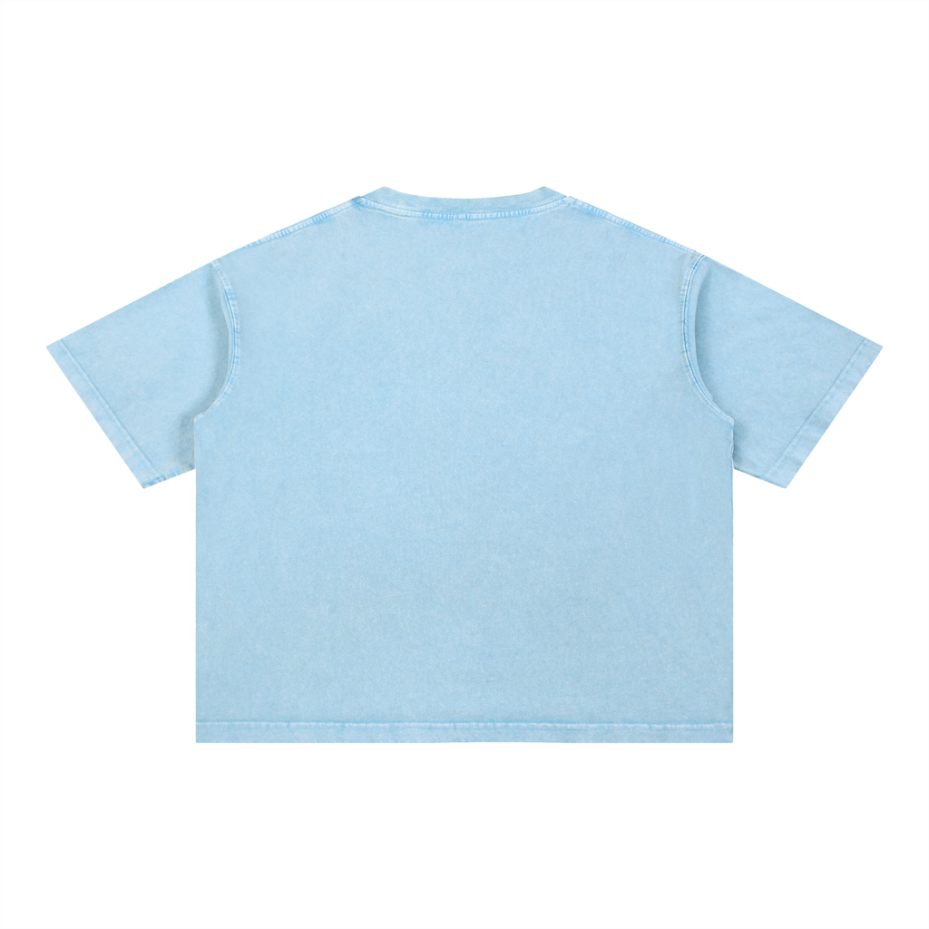The Shih Tzu- Mineral Wash Boxy Cotton T-Shirt