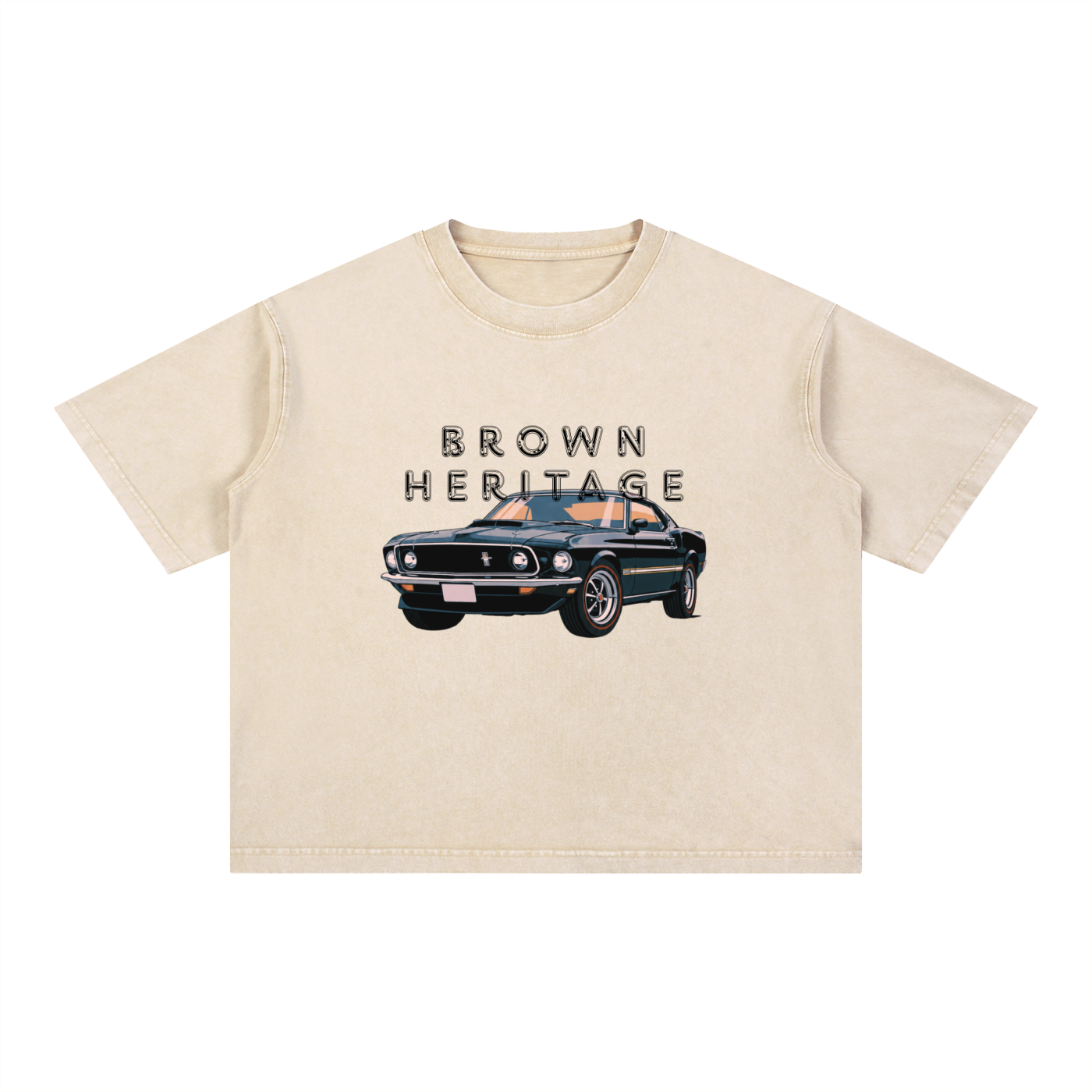 Mineral Wash Boxy Cotton T-Shirt