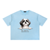 The Shih Tzu- Mineral Wash Boxy Cotton T-Shirt