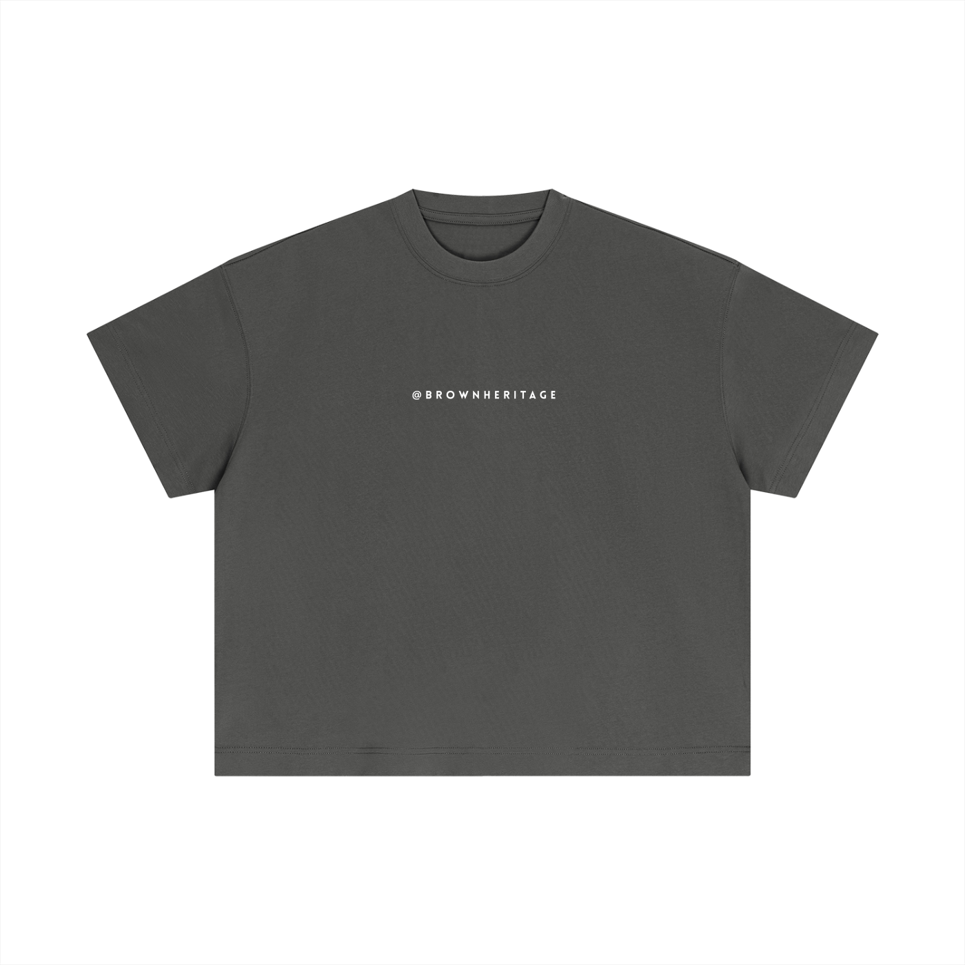 Minimal Brownheritage- Essential Cotton Boxy T-Shirt