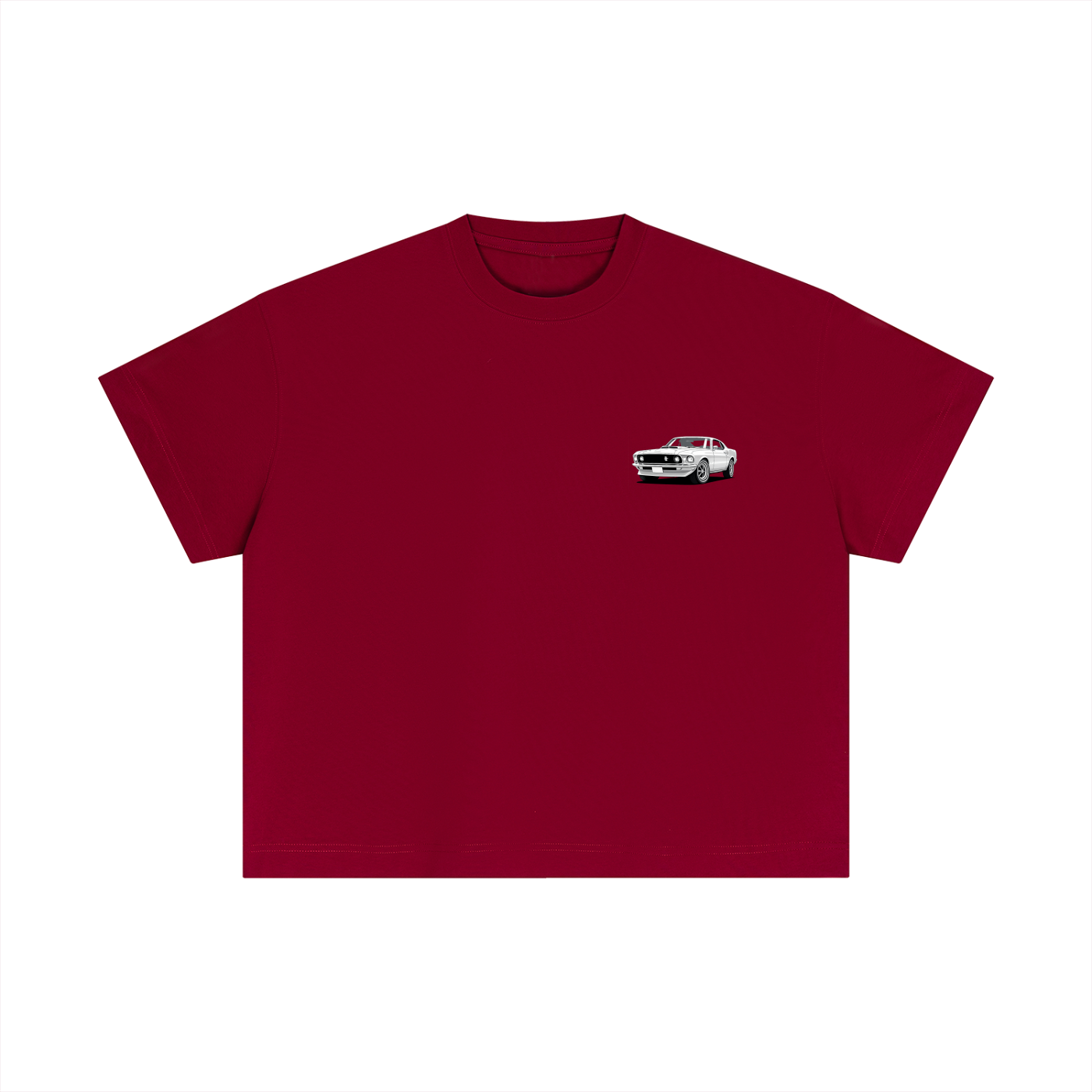 Mustang-Essential Cotton Boxy T-Shirt