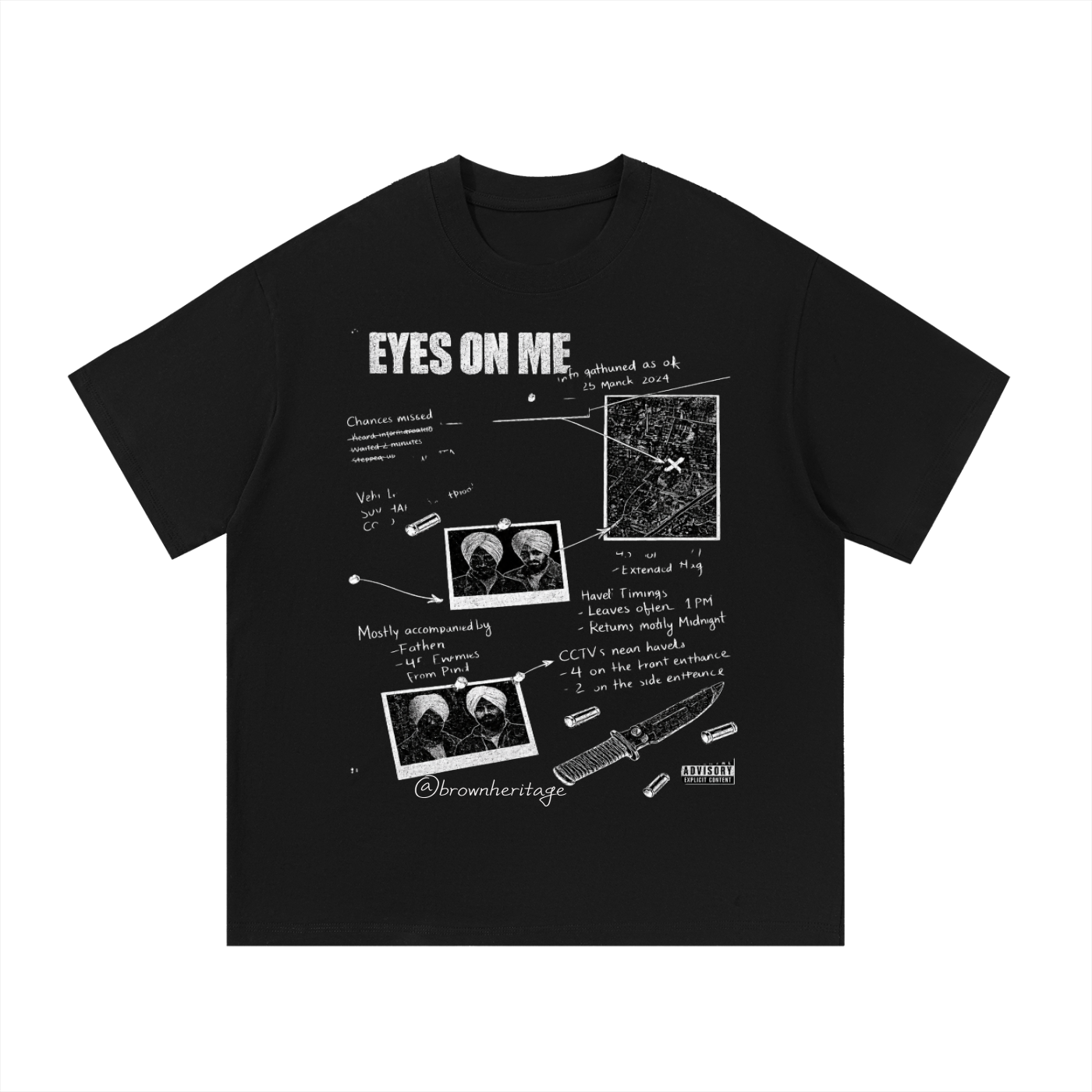 Eyes On Me- Moosewala T-shirt