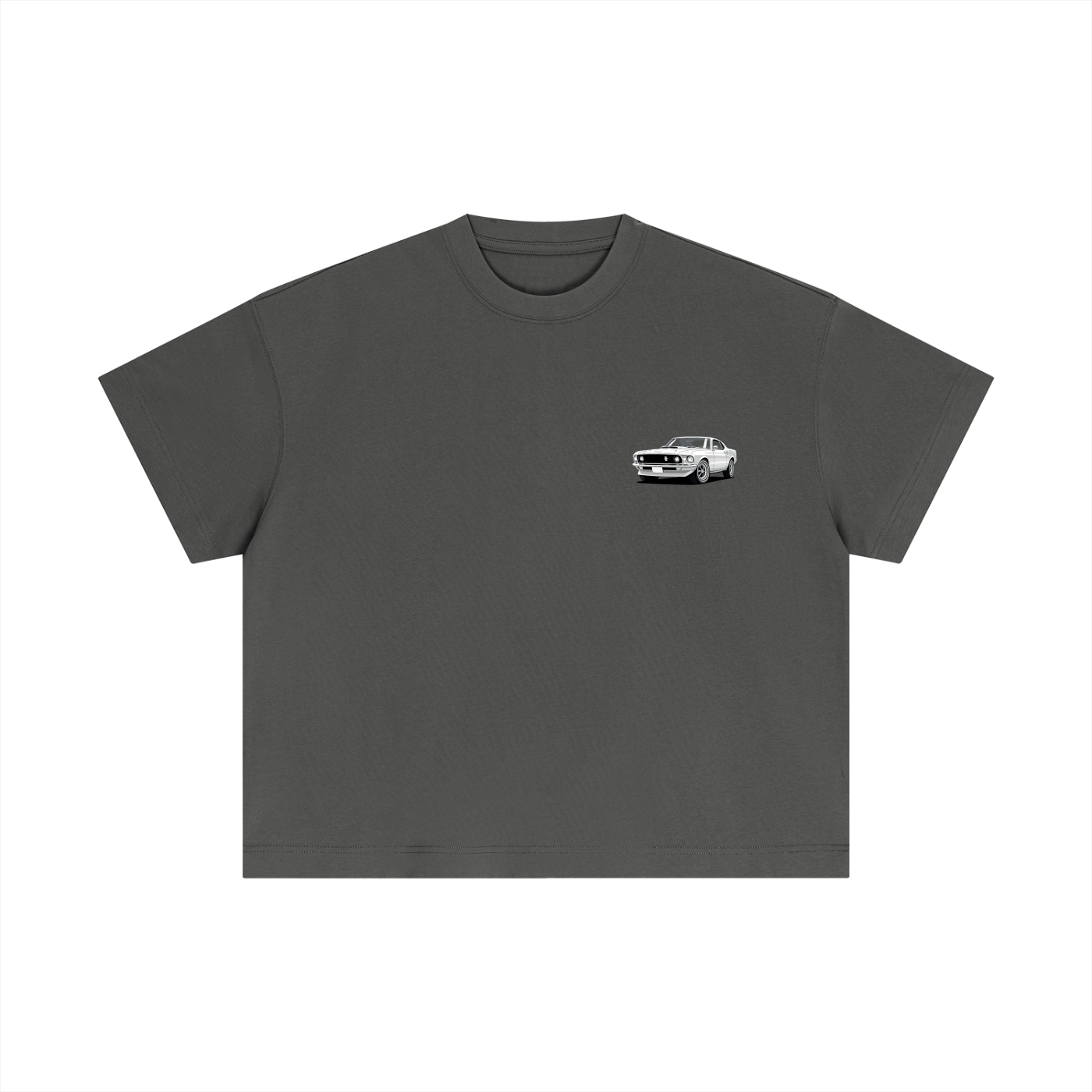 Mustang-Essential Cotton Boxy T-Shirt