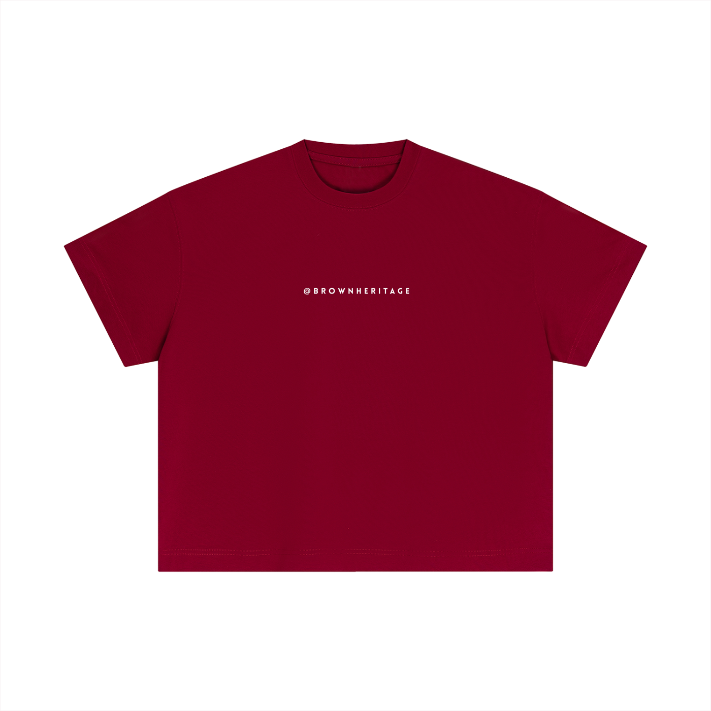 Minimal Brownheritage- Essential Cotton Boxy T-Shirt