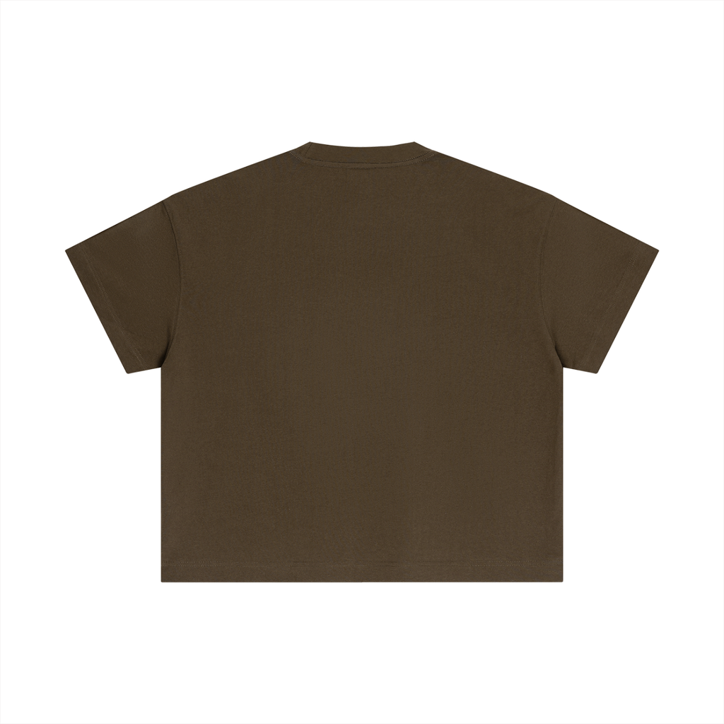 Minimal Brownheritage- Essential Cotton Boxy T-Shirt