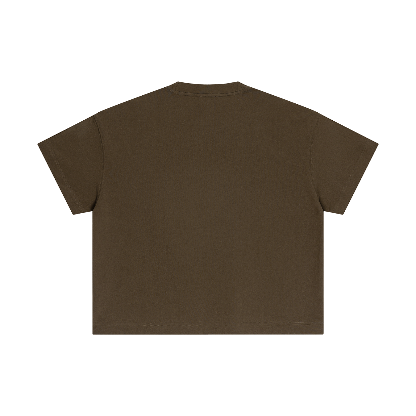 Minimal Brownheritage- Essential Cotton Boxy T-Shirt
