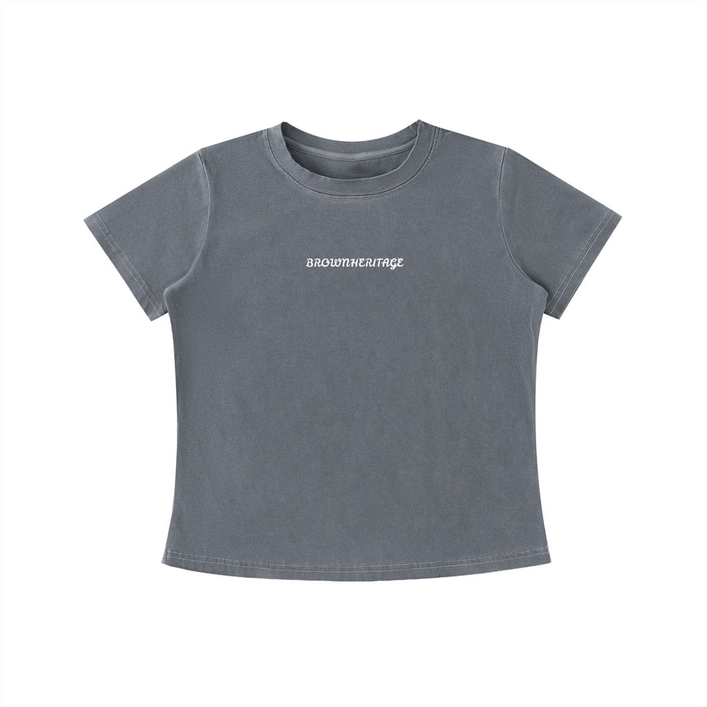 Brownheritage women's Plain Slim Fit T-shirt