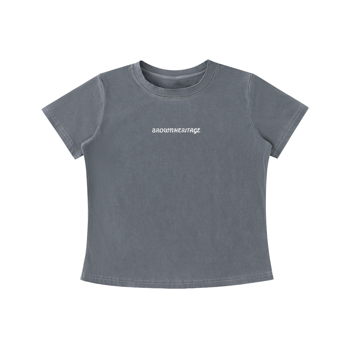 Brownheritage women's Plain Slim Fit T-shirt
