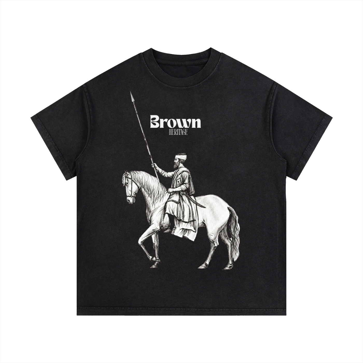 Warrior Vintage Wash Cotton T-Shirt