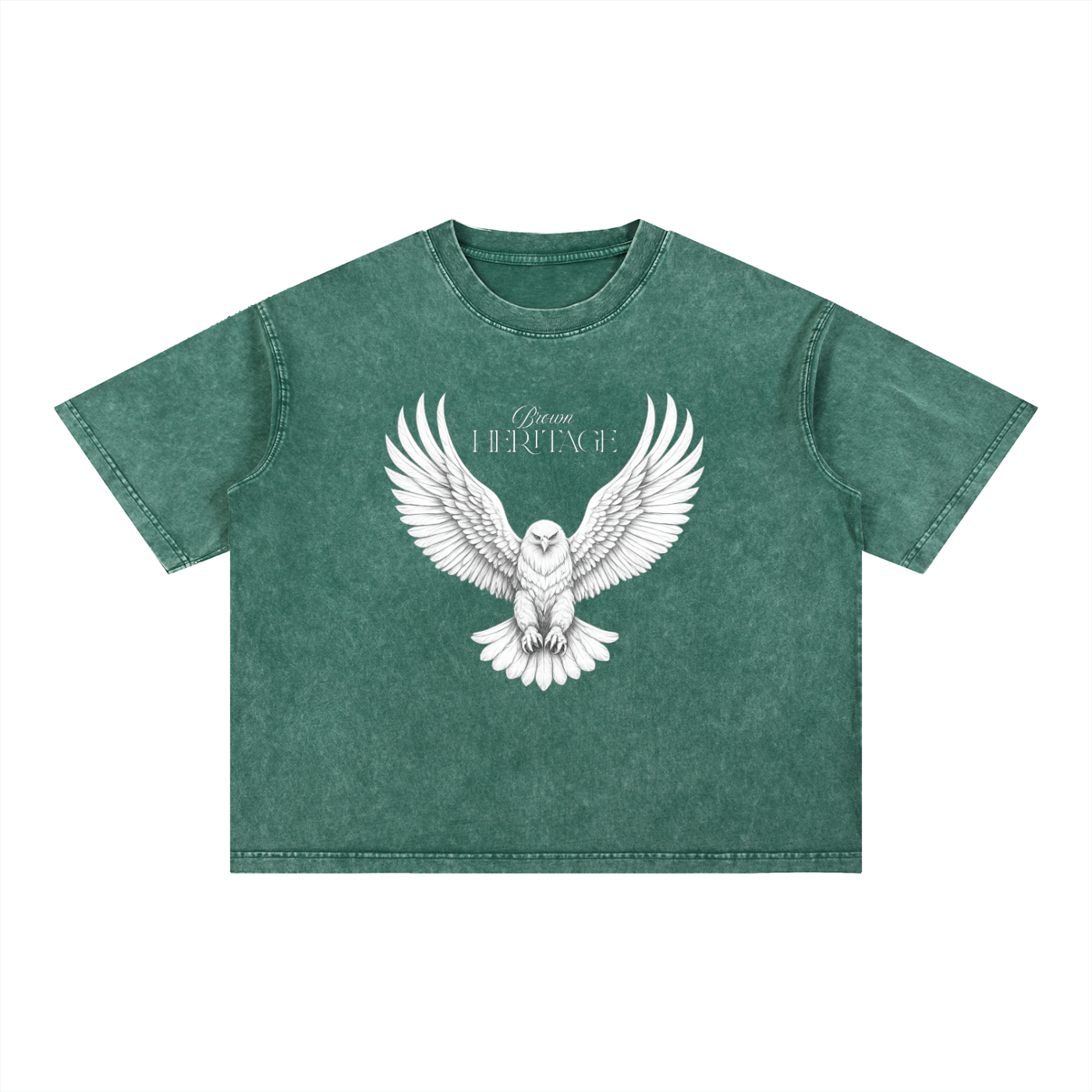 Eagle-  Boxy Cotton T-Shirt