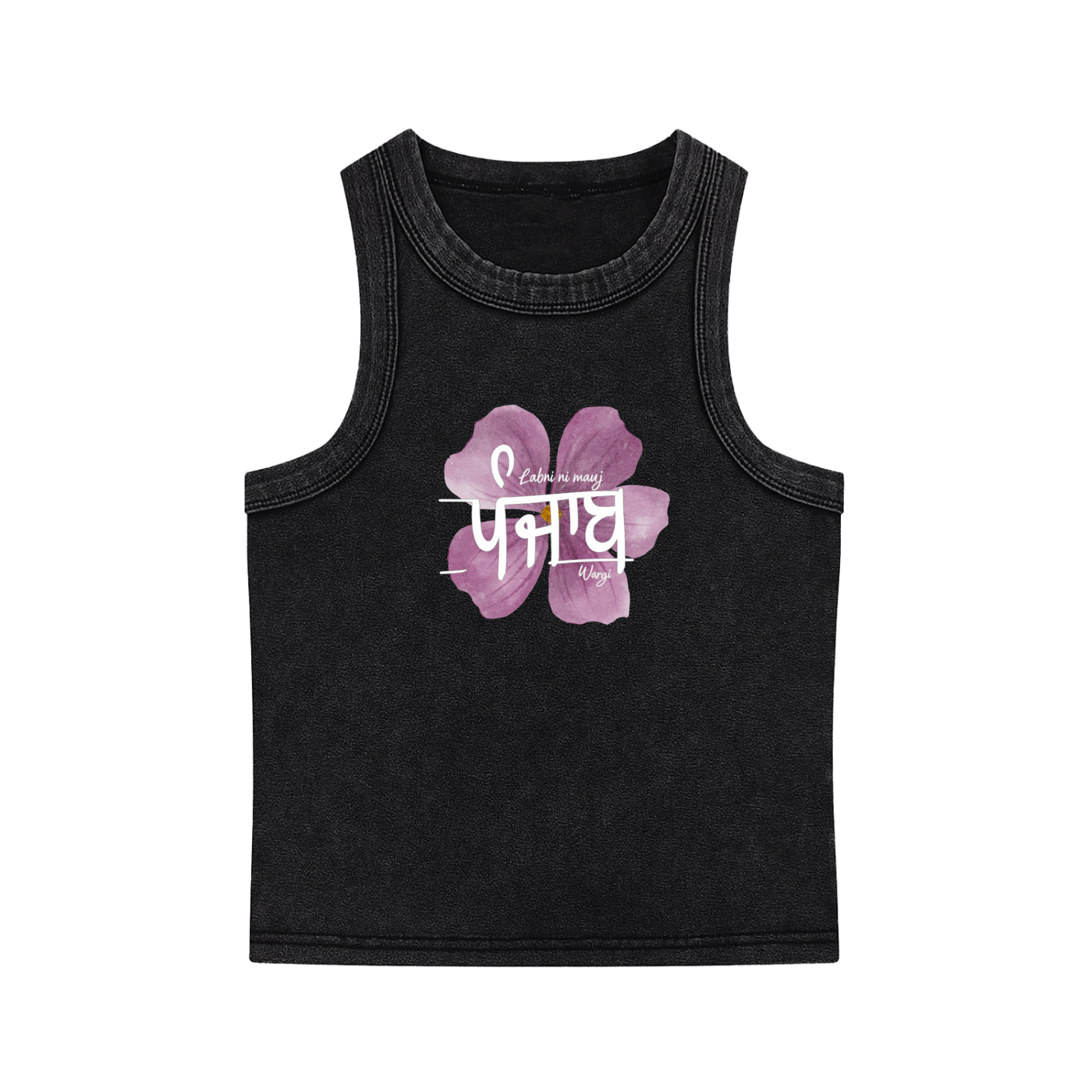 Punjab wargi- Snow Washed Tank Top