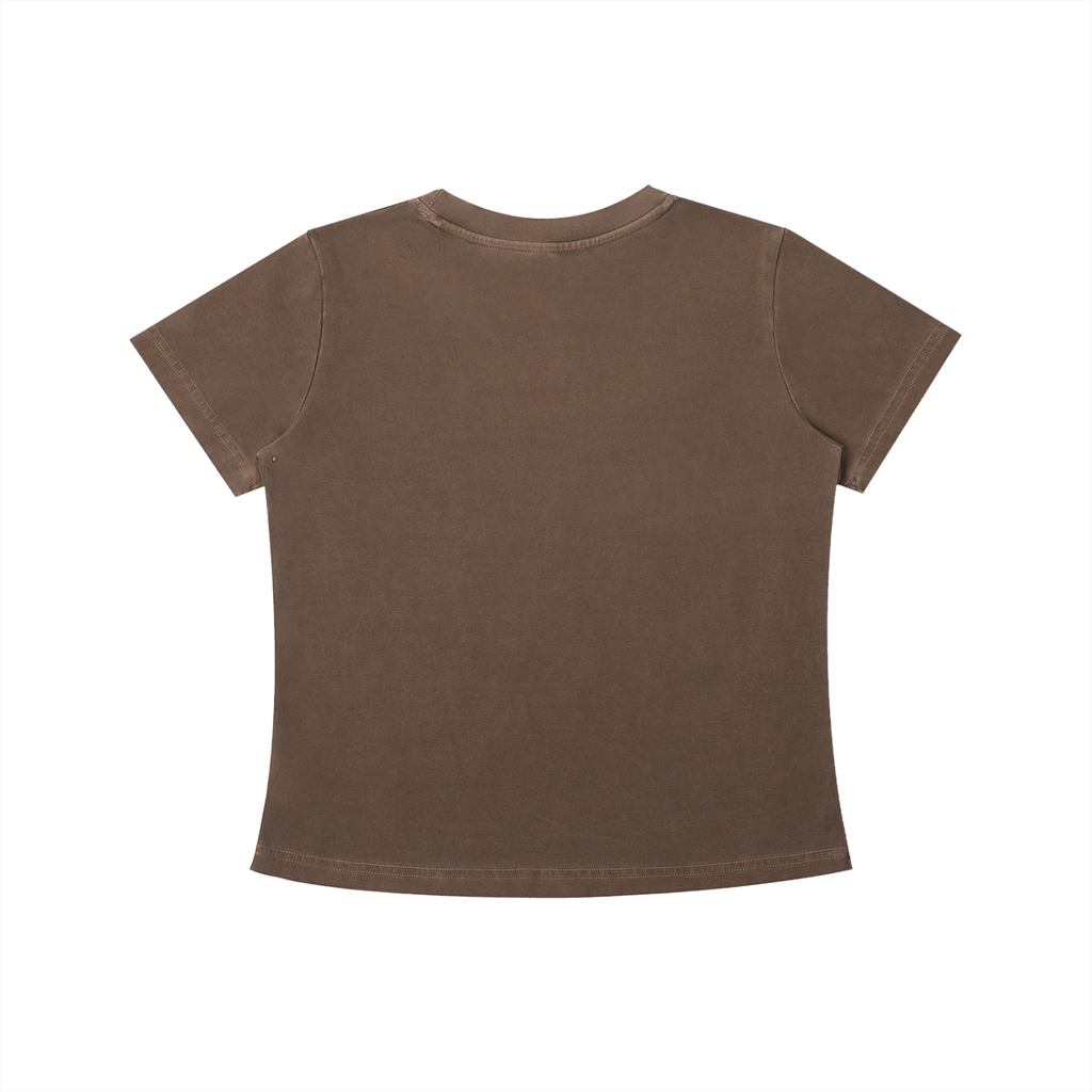 Brownheritage women's Plain Slim Fit T-shirt