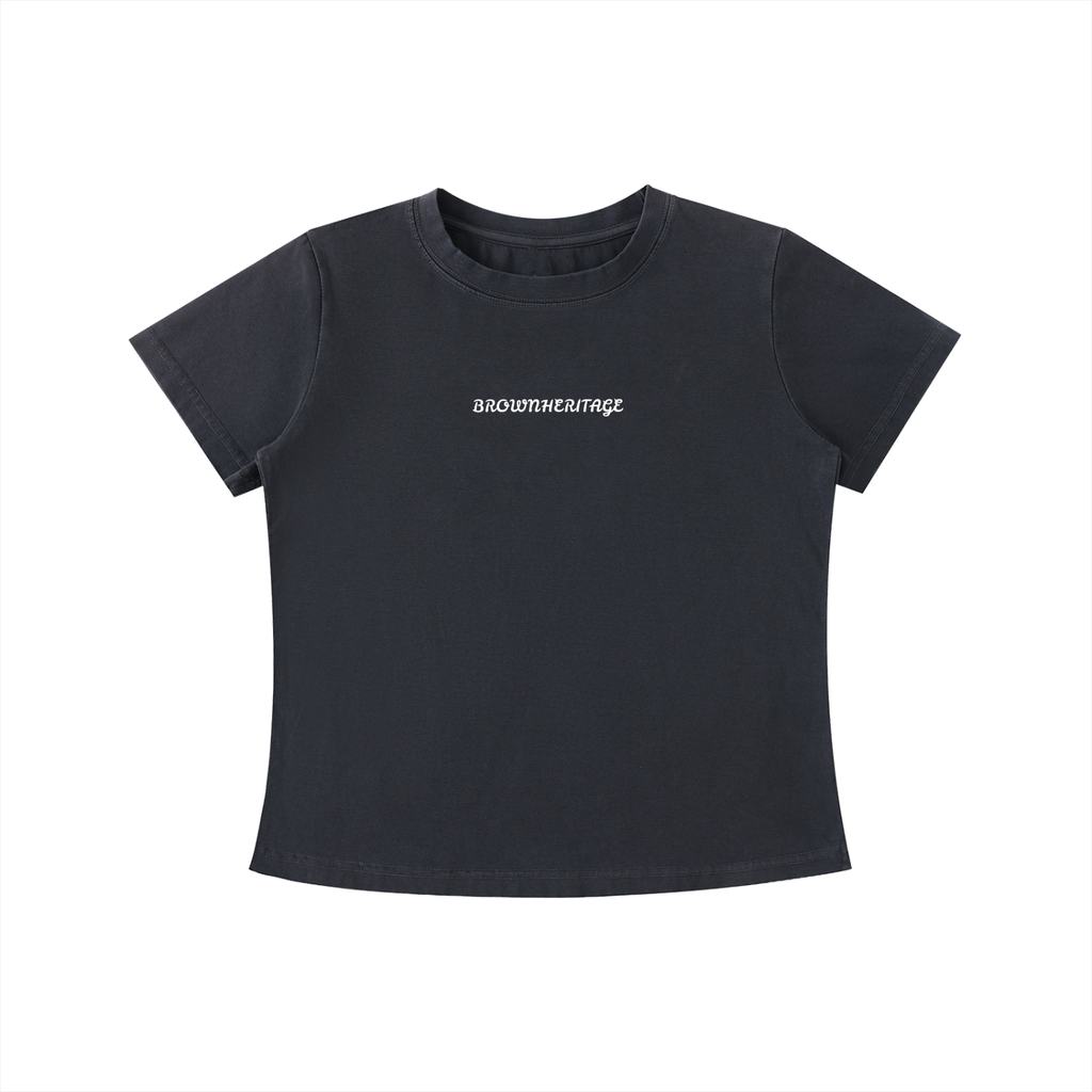 Brownheritage women's Plain Slim Fit T-shirt