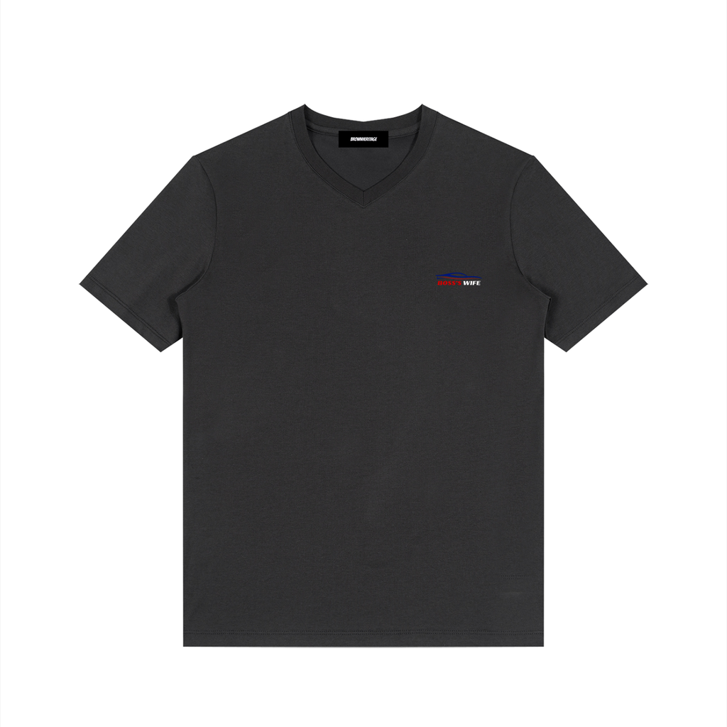 Men's Solid V-Neck T-Shirt