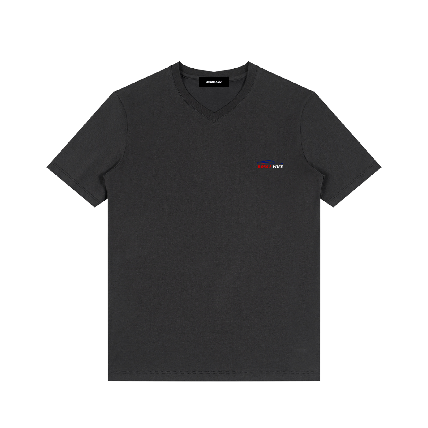 Men's Solid V-Neck T-Shirt