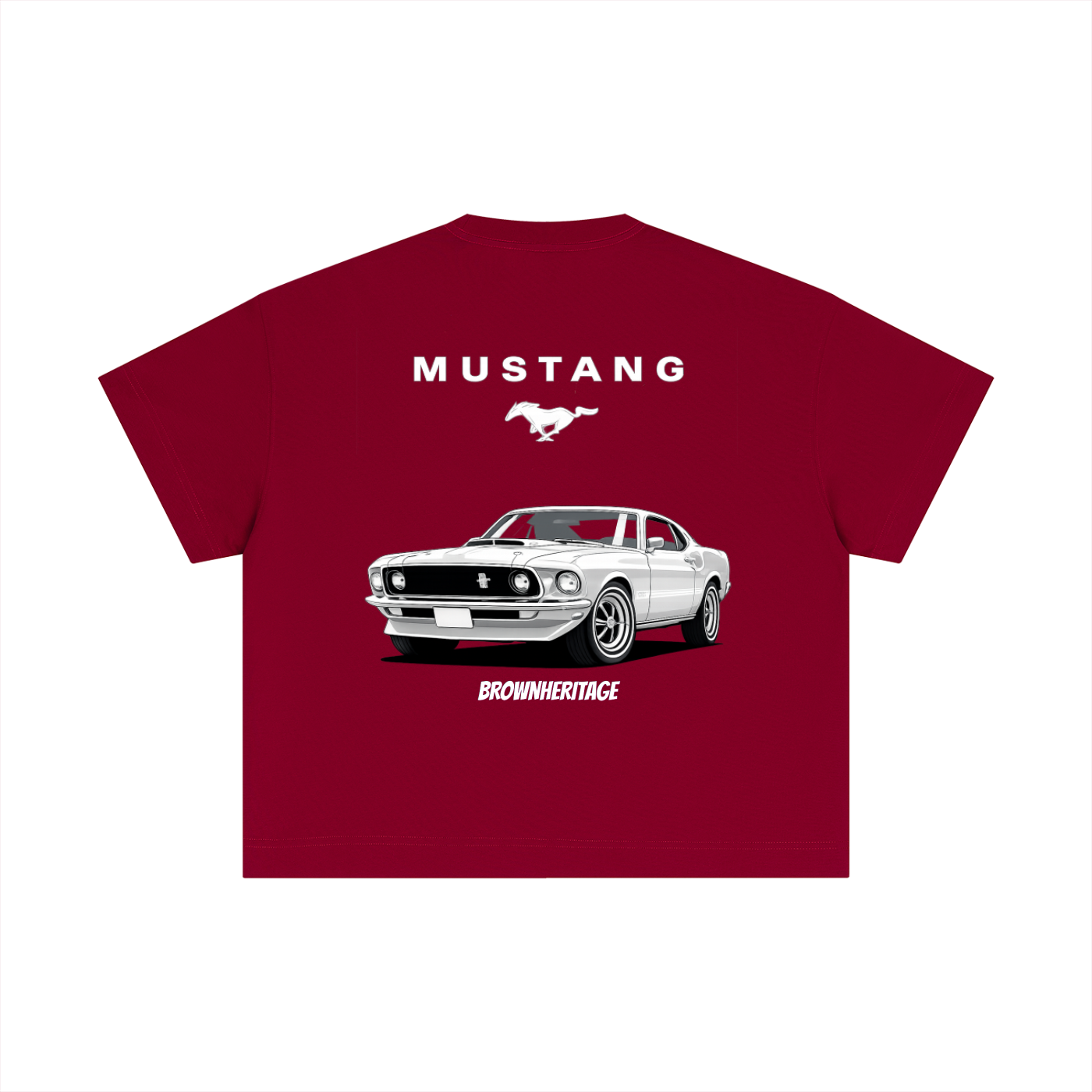 Mustang-Essential Cotton Boxy T-Shirt